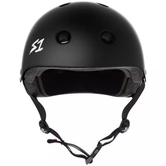 Skateboard helmet S-One Mega Lifer Black Matte 2024 