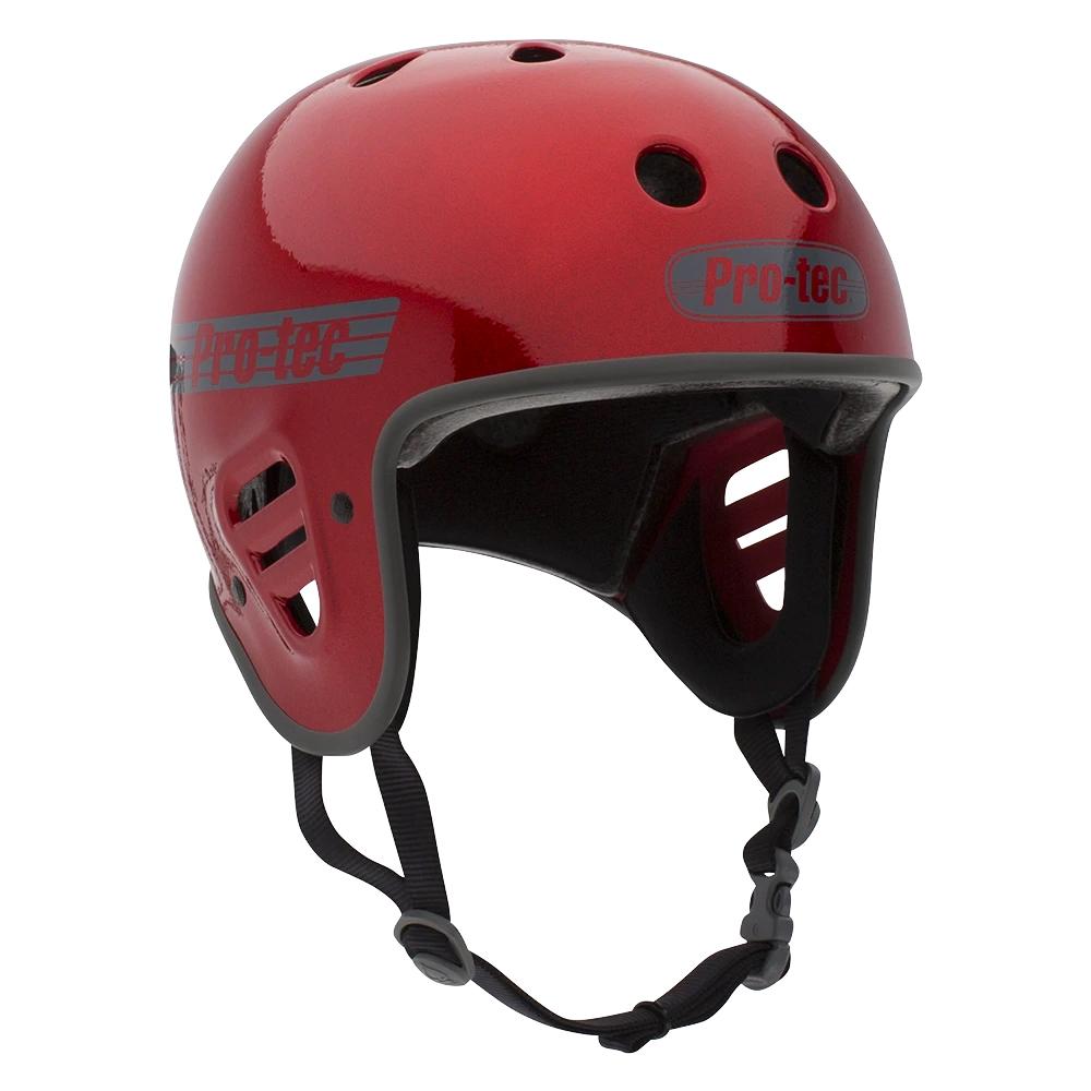 Skateboard-Helm Pro-tec Full Cut Cert Red Metal Flake 2023 