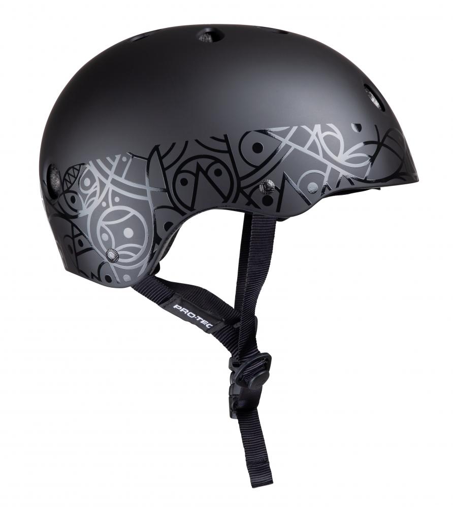Skateboard helmet Pro-tec Classic Cert Pendleton Colab Matte Black 2023 